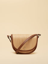 Next Joules Daphne Neutral Straw Effect Crossbody Bag- Buy online at McGrocer