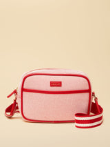Next Joules Blair Red Canvas Cross Body Bag- Buy online at McGrocer