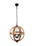 Gallery Home Tobia ceiling pendant light with mango wood, UK version