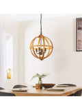 Gallery Home Tobia ceiling pendant light with mango wood, UK version