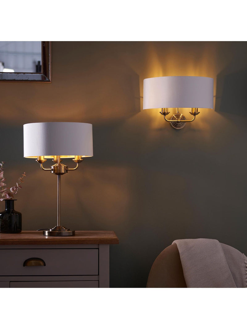 Gallery Home Harrington wall light antique brass, UK version