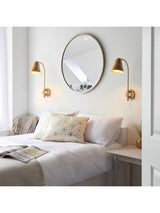 Next Gallery Home Gold Radiance 1 Wall Light- Buy online at McGrocer