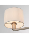 Gallery Home 3-arm matt nickel ceiling pendant light, UK version