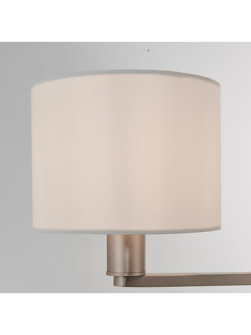 Gallery Home 3-arm matt nickel ceiling pendant light, UK version