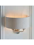 Gallery Home Harrington chrome twin wall light 25cm, imported from the UK