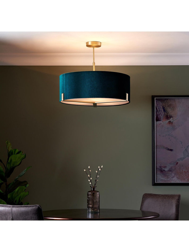 Gallery Home antique brass Hartley pendant light, UK version