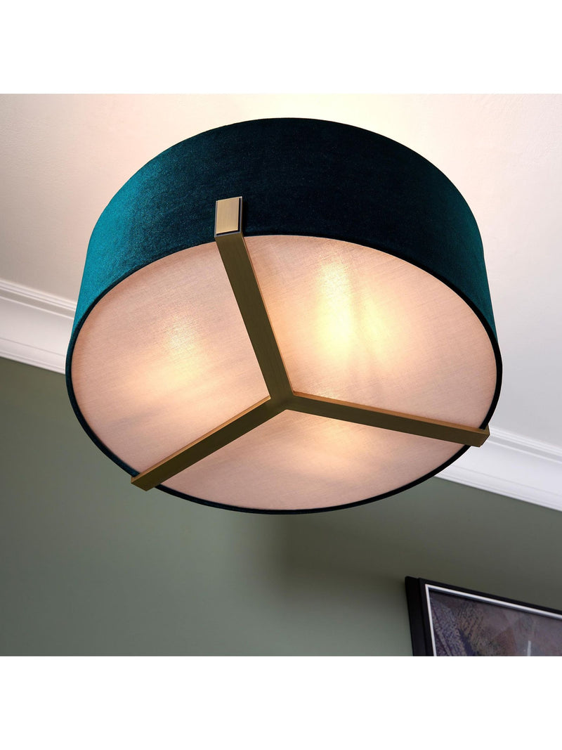 Gallery Home antique brass Hartley pendant light, UK version