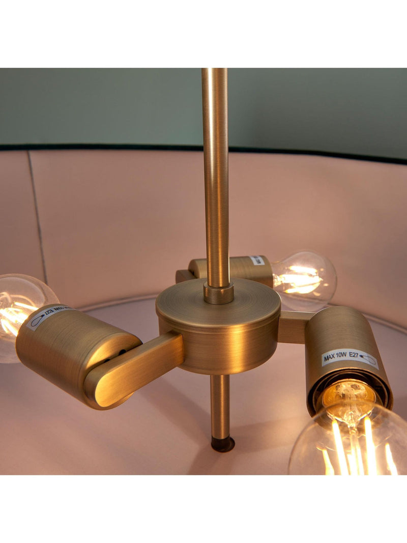 Gallery Home antique brass Hartley pendant light, UK version