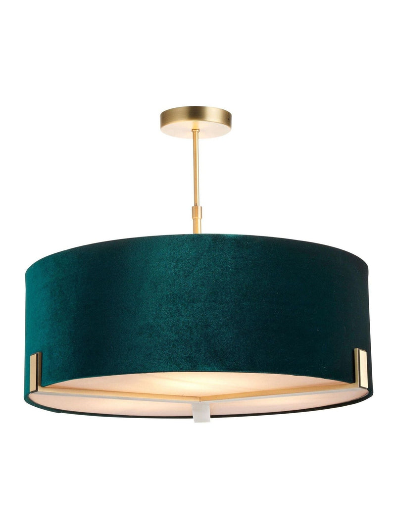 Gallery Home antique brass Hartley pendant light, UK version