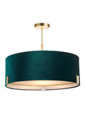 Gallery Home antique brass Hartley pendant light, UK version
