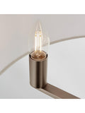 Gallery Home Silver Dalvin Matt Nickel ceiling pendant light - British product