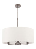 Gallery Home Silver Dalvin Matt Nickel ceiling pendant light - British product