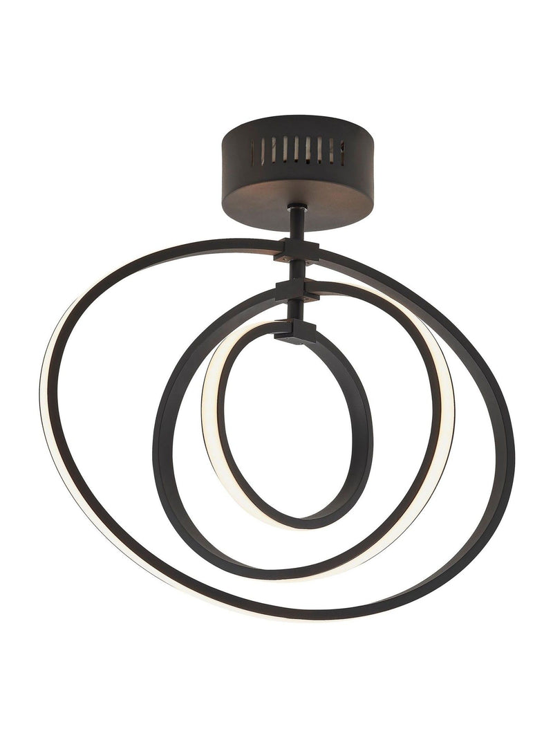 Gallery Home Avanta ceiling lamp black hoop, imported from the UK