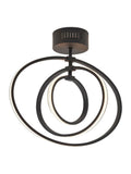 Gallery Home Avanta ceiling lamp black hoop, imported from the UK
