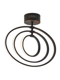 Gallery Home Avanta ceiling lamp black hoop, imported from the UK