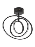 Gallery Home Avanta ceiling lamp black hoop, imported from the UK