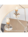 Gallery Home Nixon 6-light bright nickel ceiling pendant light (British brand)