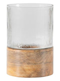 Gallery Home Clear Bolton Hurricane Lamp 26cm high, UK version