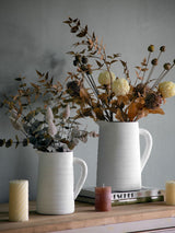Next Gallery Home White Stratton Large Ceramic Vase- Buy online at McGrocer