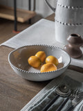 Gallery Home cream beaded pasta bowls 4 pack - British product