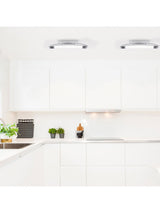 Next Gallery Home Chrome Harper LED Dual Ceiling Light- Buy online at McGrocer