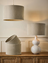 Next Mid Natural Opulent Chenille Easy Fit Ceiling Lamp Shade- Buy online at McGrocer