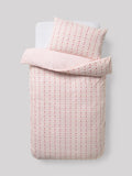 Pink Cherry Bow duvet cover and pillowcase set, imported from the UK