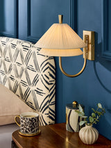 Next Clarke and Clarke Kyoto Gathered Wall Light- Buy online at McGrocer