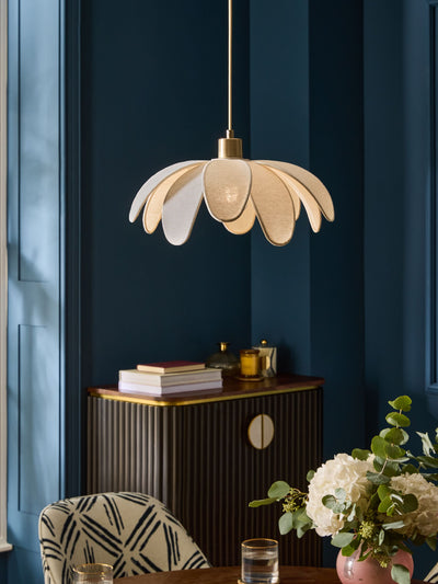 Next Clarke and Clarke Natural Summerby Easyfit Pendant Shade- Buy online at McGrocer
