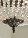 Shabby Chic Lilian glass beaded chandelier, imported from the UK