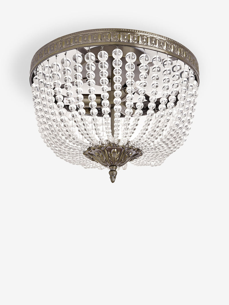 Shabby Chic Lilian glass beaded chandelier, imported from the UK