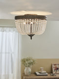 Shabby Chic Lilian glass beaded chandelier, imported from the UK