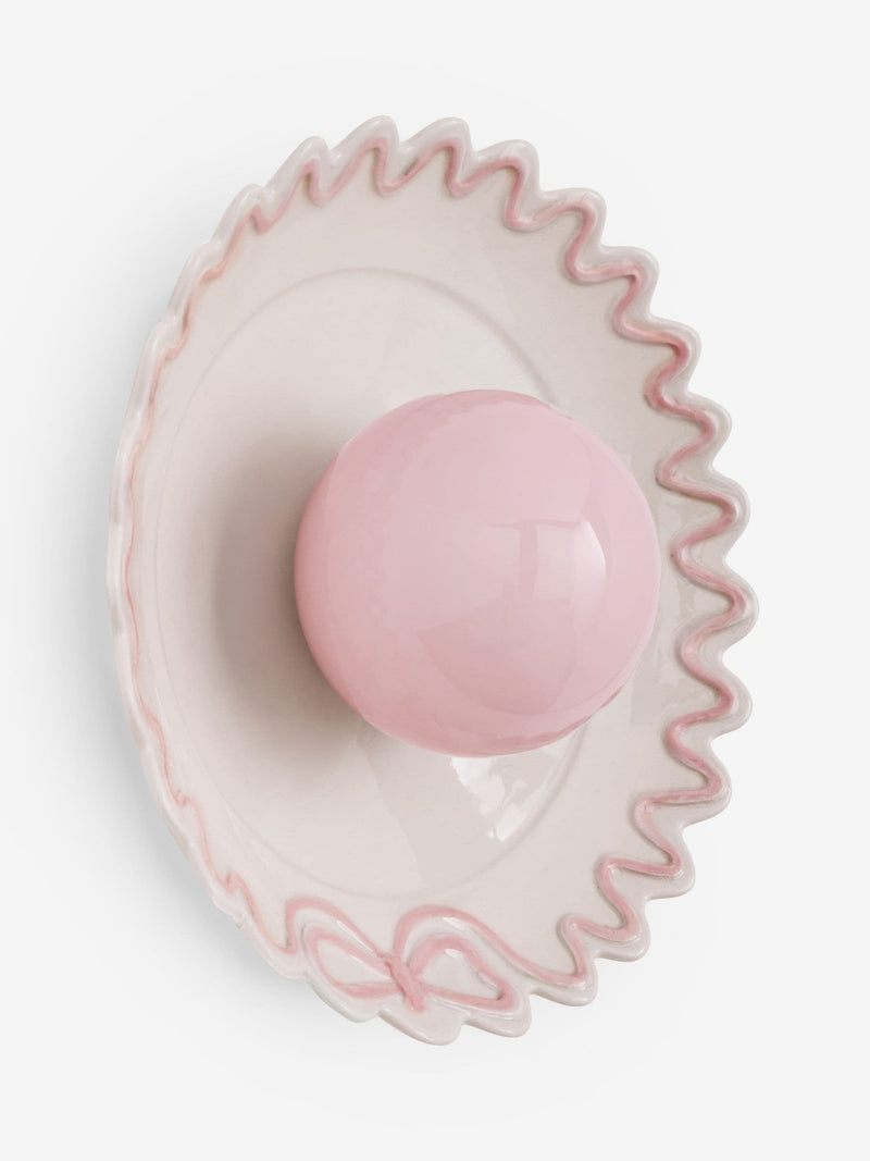 Cath Kidston scallop bow wall plate light 25cm - British product