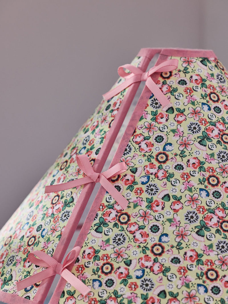 Cath Kidston pink bow shade table lamp, imported from the UK