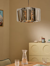 Next MADE.COM Silver Draper Pendant Light 40cm Diameter- Buy online at McGrocer