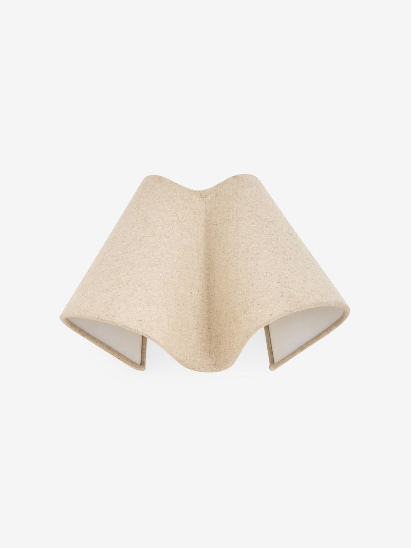 MADE.COM Cream Caspian wall light 19.5x16cm - British product