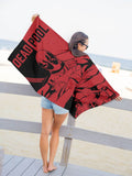 Jay Franco Marvel Deadpool beach towel 71x147cm - British product
