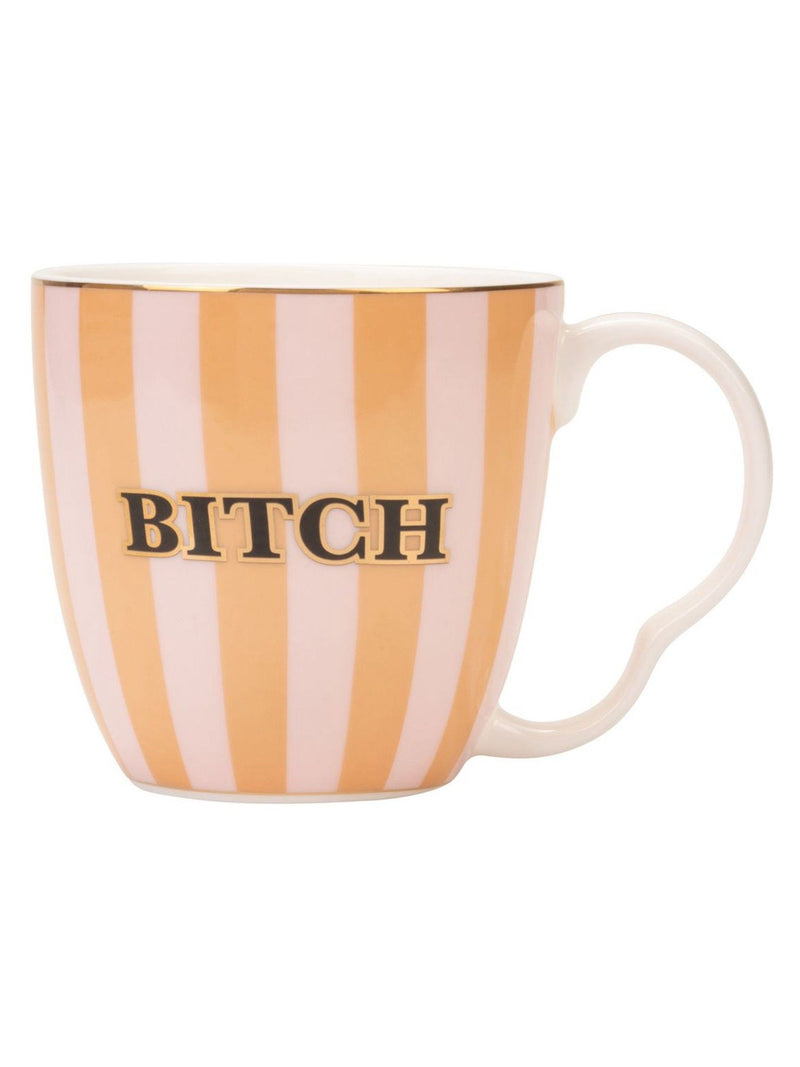 Yvonne Ellen set of 2 pink sausage doggie bone china mugs 0.45L (British brand)