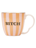 Yvonne Ellen set of 2 pink sausage doggie bone china mugs 0.45L (British brand)