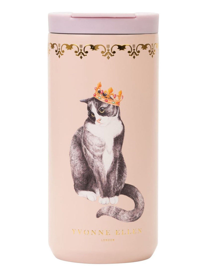 Yvonne Ellen pink pussy travel mug 16cm (British brand)