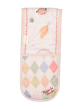 Yvonne Ellen White Harlequin double oven glove (British brand)