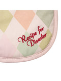 Yvonne Ellen White Harlequin double oven glove (British brand)