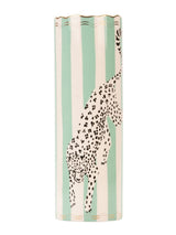 Next Yvonne Ellen Green Leopard Print Tall Vase- Buy online at McGrocer