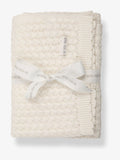 The Little Tailor cream scallop blanket 104x85cm - British product