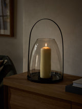 Next Black Metal Curved Handle Lantern Large- Buy online at McGrocer