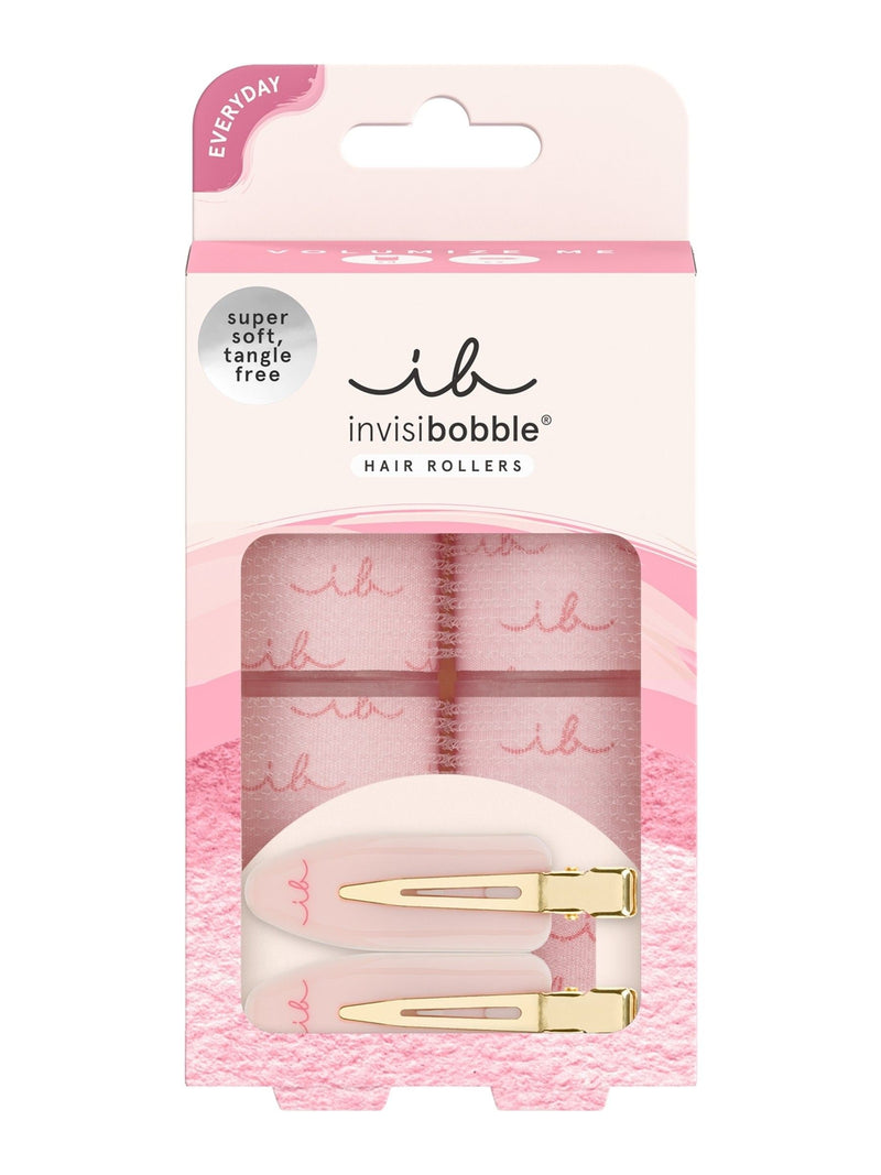 Invisibobble pink Volumize Me hair roller gift set (British brand)