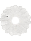 Invisibobble sprunchie Blanco Bliss white lace hair tie - British product