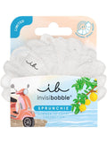 Invisibobble sprunchie Blanco Bliss white lace hair tie - British product