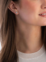 Next Beaverbrooks Sterling Silver Cubic Zirconia Stud Earrings 5mm- Buy online at McGrocer