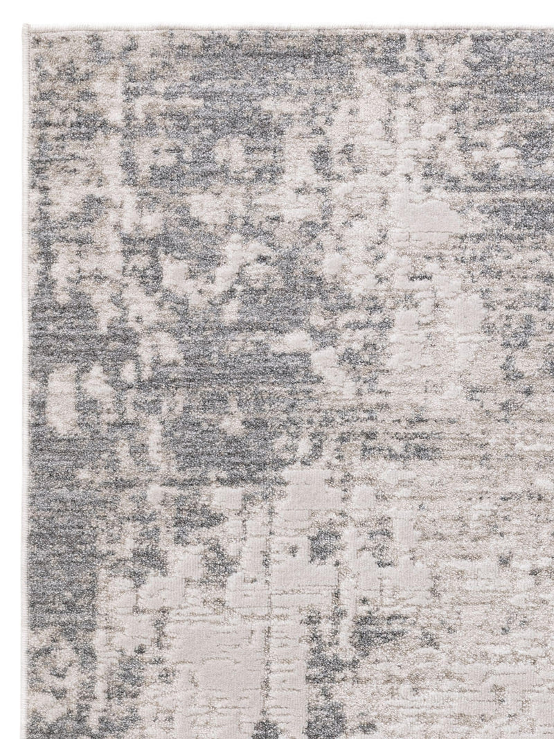 Abstract rug in grey from Anders collection, UK version